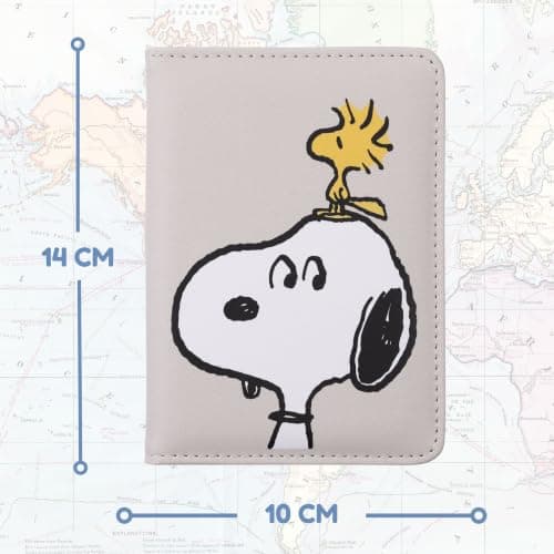 Peanuts Snoopy and Woodstock Passport Holder for Holidays, Airport, Travel — view 5