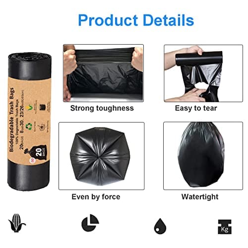 TL-JIYPU Portable Toilet Bags for Camping, 40 Count Toilet Replacement Bags, 8 Gallon, 30 Liter, Portable Toilet Bags for Camping Boating Outdoors, Car Travel, Camping, Long Trips — view 2