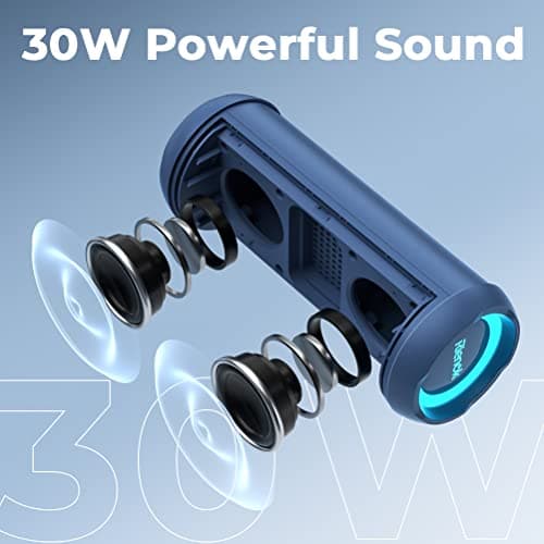 RIENOK Bluetooth Speaker 30W Wireless Speaker Portable Dual Pairing HD Stereo Sound IP67 Waterproof Bluetooth 5.0 Outdoor Sport Speaker — view 5