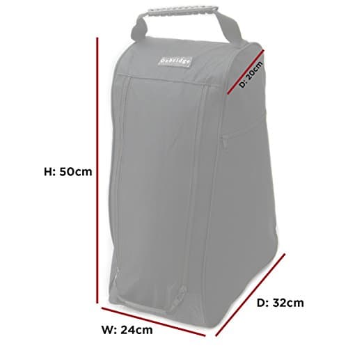 Oxbridge Wellington Boot Bag - RED — view 4
