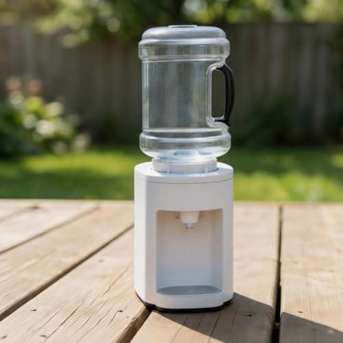 FashionCha Thickened Water Dispenser Bottle 3l Empty Water Bottle Container Large Jumbo Water Container BPA Free Water Cooler Dispenser Refill Water Bucket for Home Office Outdoor Travel, Black — view 2