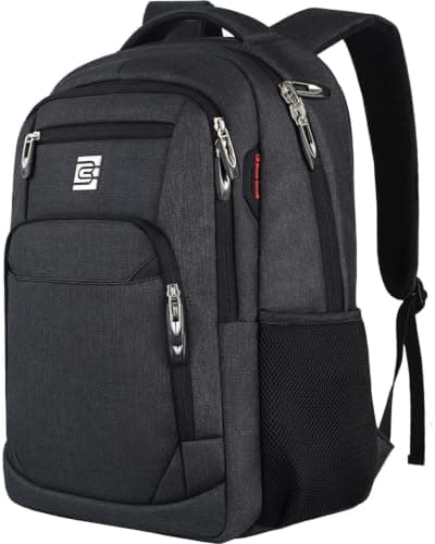 marcello 20 Inch Laptop Backpack for Men, Water Resistant Travel Rucksack
