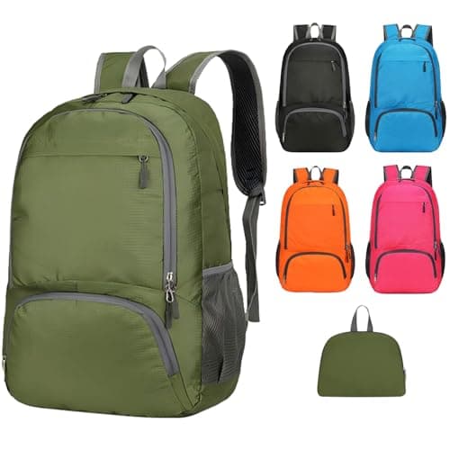 Mayoii Foldable Lightweight Backpack for Mens & Women – 35L Waterproof Rucksack for Mens & Women, Rucking Daypack for Outdoor Sports Hiking Travel Camping (Green)