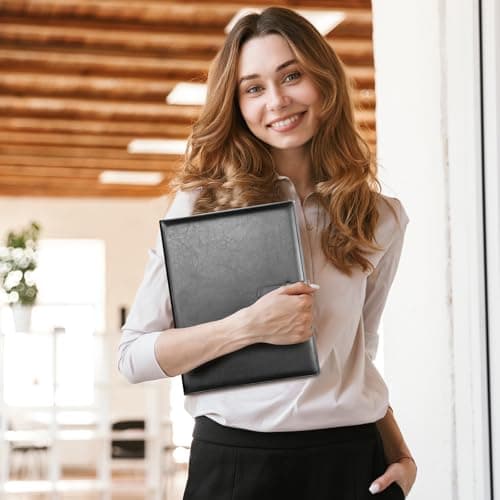 A4 Portfolio Folder with Ring Binder, Document Folder with Plastic Sleeves — view 6