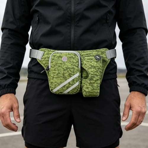 Fanny Bag Adjustable Workout Travel Fanny Wallet with Water Bottle Holder — view 3