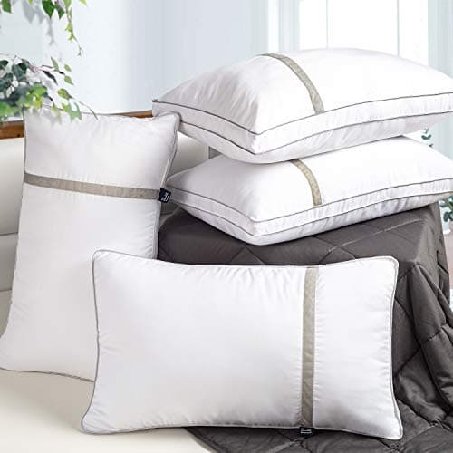 BedStory 2 Pack Hotel Quality Pillows, Down Alternative, Supportive Filled Pillows for Neck/Back/Side Sleepers, Standard Size 42x70cm — view 6