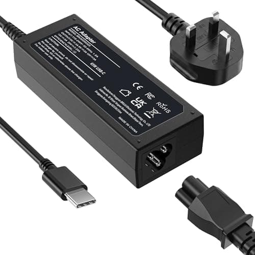 Universal 65W USB C Laptop Charger Compatible with Lenovo Thinkpad Hp Dell