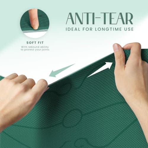 Yogii Non-Slip 6mm TPE Yoga Mat with Alignment Guides — view 6
