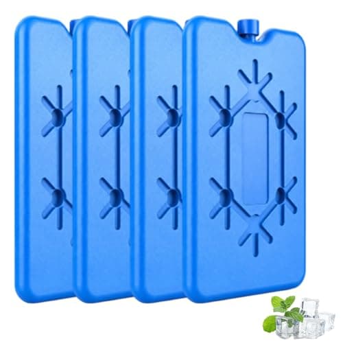 EujRcf 4 Pack Ice Packs For Cool Box, Freezer Blocks
