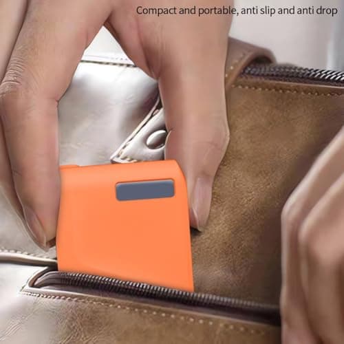 Zeroupshop Shockproof Silicone Protective Case Compatible for Anker for Prime Charger 160W 3 Ports Smart Display, Precise Fit Scratch and Dust Resistant, Lightweight Portable Design(Black) — view 6