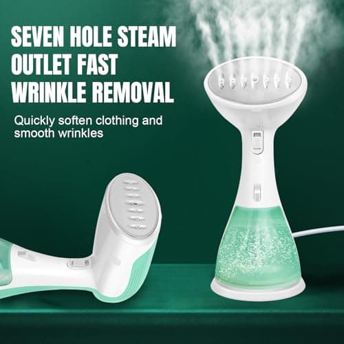 2000W Handheld Portable Garment Wrinkle Remover, Fast Heat Up In 30 Seconds, Clothes Steamer Handheld Large 300ml Detachable Water Tank — view 4