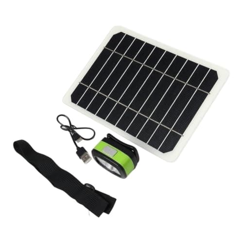 Opatiny Solar-Powered Headlamp: Rechargeable, Motion-Sensing Light for Camping & Night — view 4