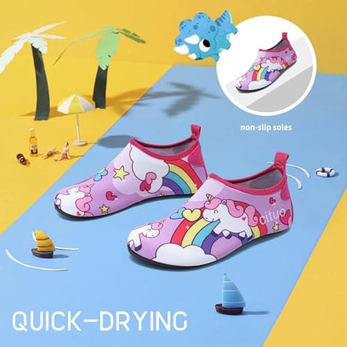 Water Shoes Kids Beach Shoes Kids Boys Girls Quick Dry for Swimming Pools — view 4