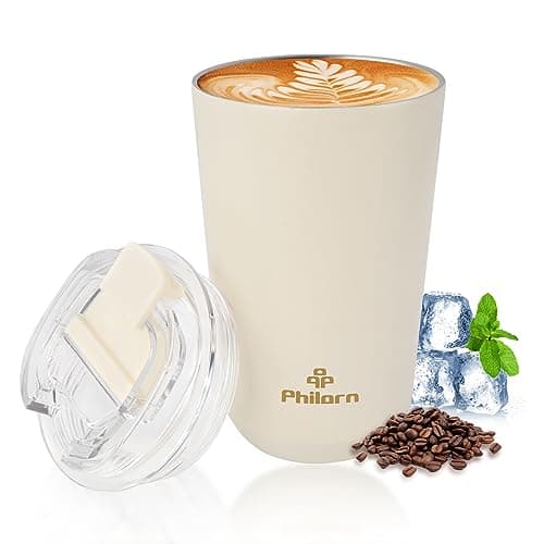 Philorn Coffee Cup, 380ml Insulated Travel Mug