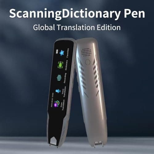 ZYWUOY Handheld Translation Pen, Offline Scan Touchscreen ABS for Travel Study, Pink — view 3