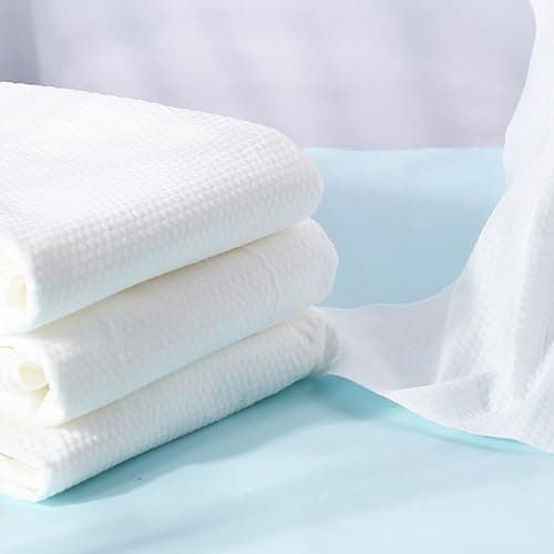 KLEENDOL Disposable Bath Towels Portable Soft Cotton Towel for Travel Camping,Absorbent Shower Towels-6pack — view 2