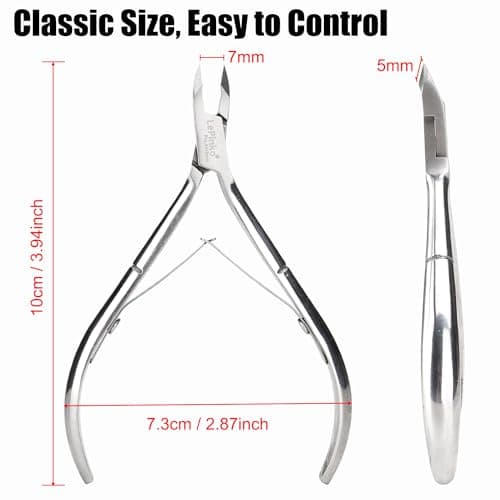LePinko 4 Packs Upgraded Cuticle Trimmer kit, 5mm Jaw — view 6