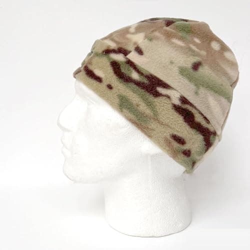 RALSPEC Camouflage Microfleece Thermal Beanie Hat Tactical Warm Fleece Military Camo Winter Skull Cap Army Airsoft Military Mens — view 5