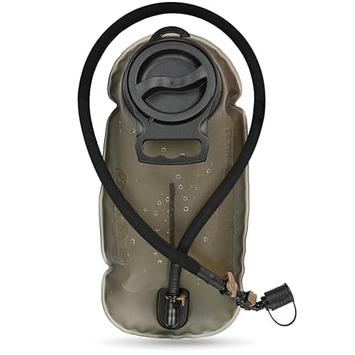 MARCHWAY 2L/2.5L/3L TPU Hydration Bladder, Ultra Durable Water Reservoir Bag with Insulated Tube for Hydration Pack for Cycling, Hiking, Running, Climbing, Biking (3L Grey 100oz)