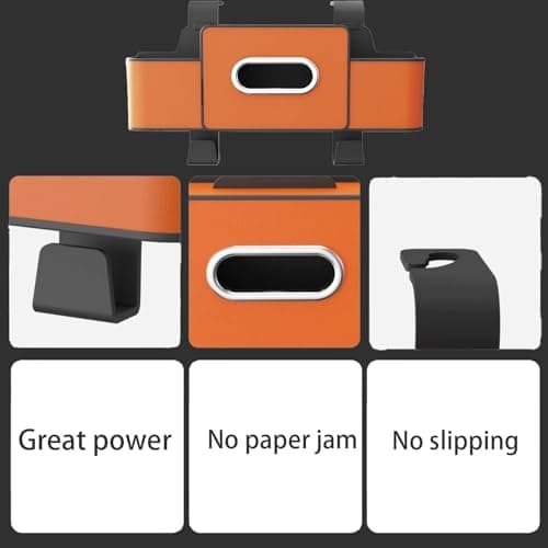 3 in 1 Car Backseat Organizer with Trash Can and No-Spill Cup Holders, Multi-Functional Headrest Storage Box for Phone, Tissue, Snacks-Perfect for Family Road Trips, Fits All SUV and Sedan. (Black) — view 5