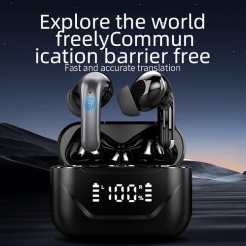 Portable Translating Device 144 Langs Fast Connection(Black) — view 2