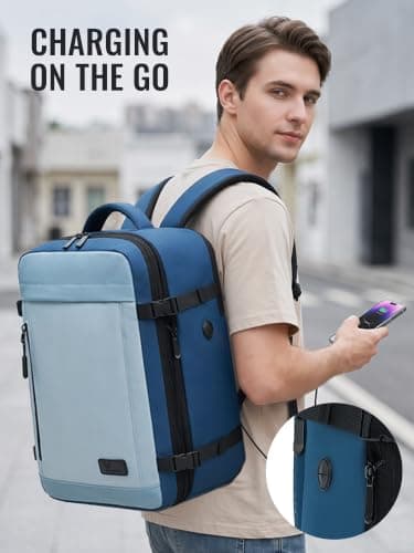 For Expandable Ryanair Cabin Bags 40x30x20 Underseat Luggage Travel Bag — view 6