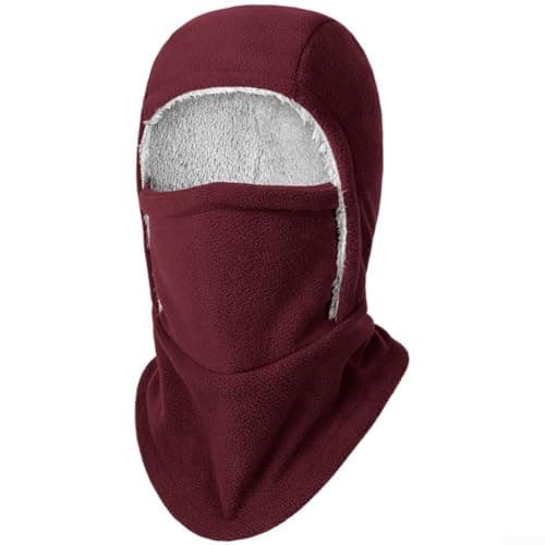 Fleece Balaclava Ski Mask Windproof Warm Winter Hat