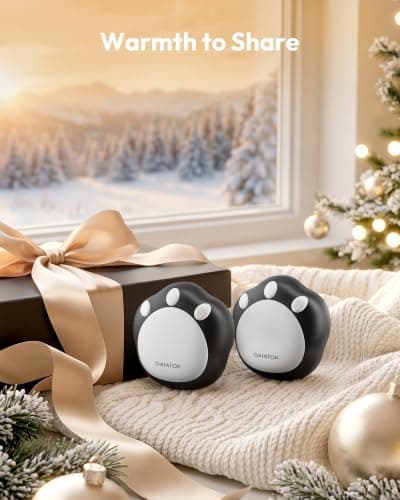 Gaiatop Hand Warmers Rechargeable, 2 Pack Pocket Warmer Cute Cat Paw — view 6
