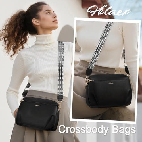 HILAEX Crossbody Bags for Women RFID Blocking & Anti-Theft Function — view 2