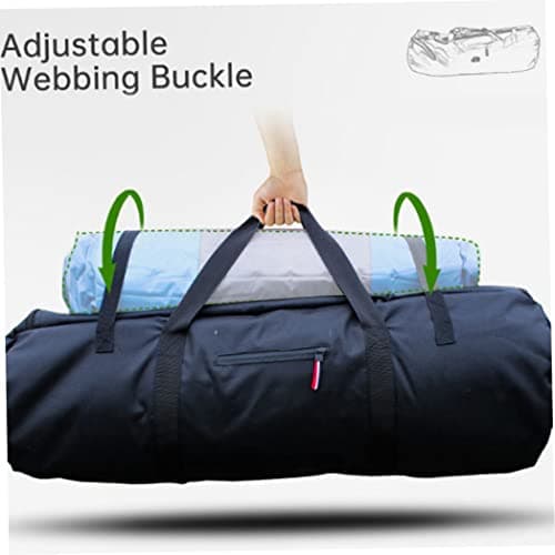 Long Duffle Bag, Waterproof Zipper Duffel Bag with Handles, Foldable Tent Bag, 20KG Heavy Loading Camping Tent, Storage Carrying Bag for Hiking Camping(35x12x12inch) — view 5