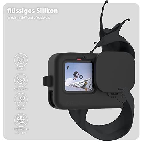 FitStill Silicone Protective Case Set for Go Pro Hero 12/11/10/9 Black — view 5