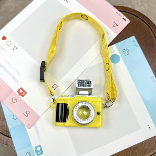 Vexandrie Simulated Camera Keychain with Flashlight Cheerful, Yellow — view 5