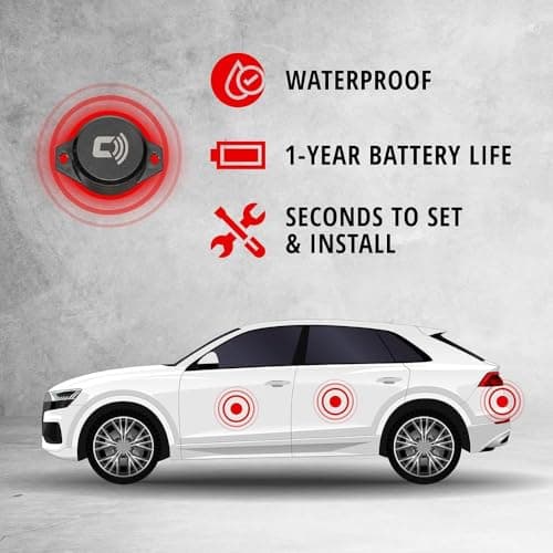 CARLOCK Basic Anti Theft Car Device Security System - Wired Car GPS Tracker, Vibration Sensor, & Car TAG - Car Alarm System - Phone Apps & Instant Alerts - Van Vehicle Tracker — view 5