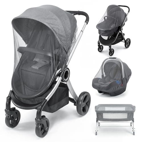 Mosquito Net for Pram, Universal, Grey