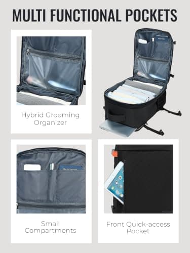 For Expandable Ryanair Cabin Bags 40x30x20 Underseat Luggage Travel Bag — view 5