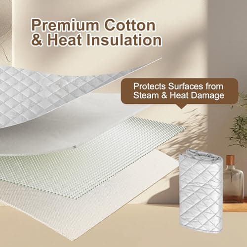 Ironing Mat, Foldable Portable Travel Ironing Pad for Tabletop & Bed, Heat Resistant & Non-Slip Iron Mat for Sewing, Steam Pressing, Compact Ironing Board for Home, Travel & Business Trips — view 5