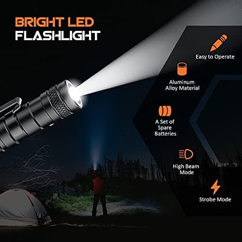 BIIB Gifts for Men, 8 in 1 Multi Tool Pen with Compass,Tool Gadgets for Men — view 5