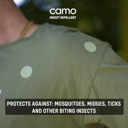 CAMO Anti Insect Patches, Mosquito, Midges & Biting Insects | x20 | Baby & Child Friendly | 100% Natural | 8 Hours Protection. — view 3