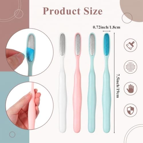Shimmeroo Callus Remover for Toes, Foot File Exfoliator for Hard Dead Skin — view 2