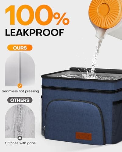 HOTOR Insulated Lunch Box for Men Women Leak-Proof Cooler Lunch Bag — view 4