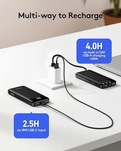 Orfeika 10000mAh Power Bank, 22.5W Fast Charging Portable Charger — view 5