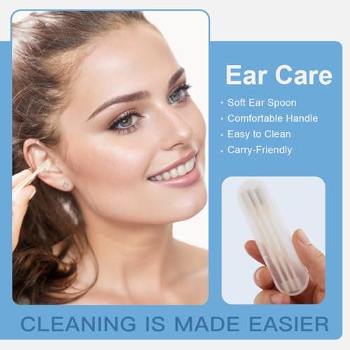 Nasal Hair Cutter, 10PCS 2 in 1 Double Sided Nose Hair Knife with Silicone Cleaning Brush for Women Men, 360° Rotating Manual Nose Hairs Trimmer, Portable Hair Remover for Home, Travel, Cruise (10) — view 2