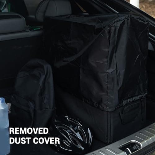 Depisuta Folding Bike Bag Oxford Fabric Bike Travel Box/Cover with Dust Cover for Airplane Air Travel — view 3