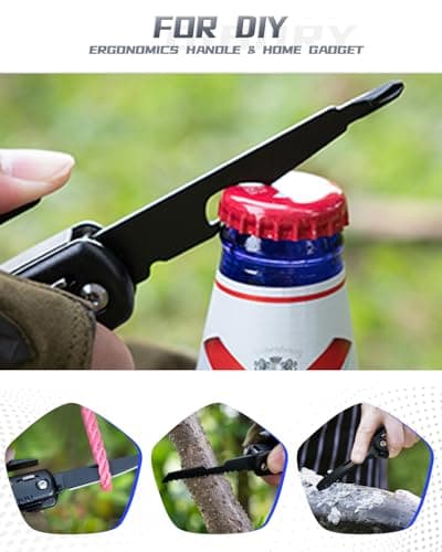 BIBURY Mini Hammer Multitool,Gifts for Men,Outdoor Accessories Camping Tool — view 4