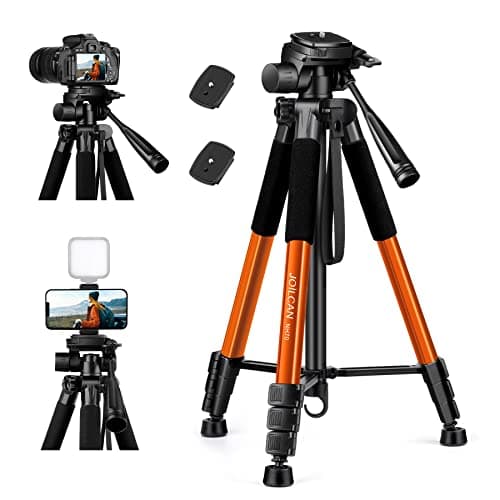 JOILCAN Compact Camera Tripod for DSLR, Camera Phone Stand for Canon/Nikon