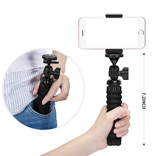 Ailun Phone Camera Tripod Mount, Stand Compact Phone Holder — view 3