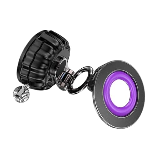 YEATTNGL Foldable Car Phone Holder 63mm with 3 Way, Purple