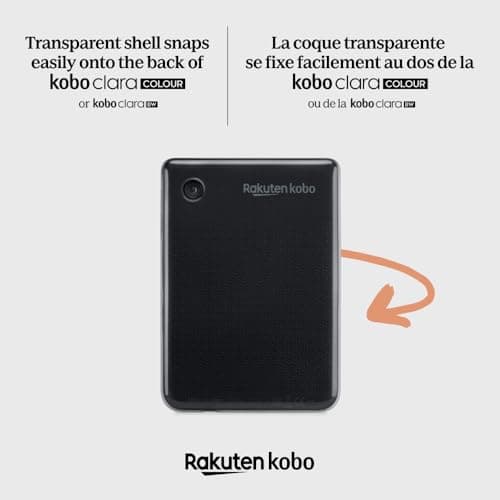 Kobo Clara Colour/BW Clear Case, Slim & Scratch Resistant — view 4