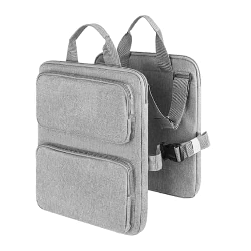 getuse Suitcase Luggage Organizer with Quick Release Hook, Over Suitcase Storage Bag with Pockets, Portable Travel Accessories for Vacation- Gray
