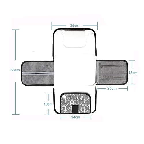 Lekebaby Portable Nappy Changing Mat Travel Baby Change Mat — view 6